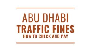 Abu Dhabi Traffic Fines