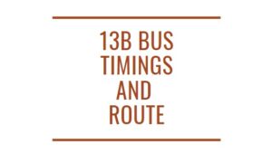 13B Bus Timings