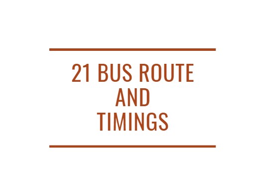 21 Bus Route