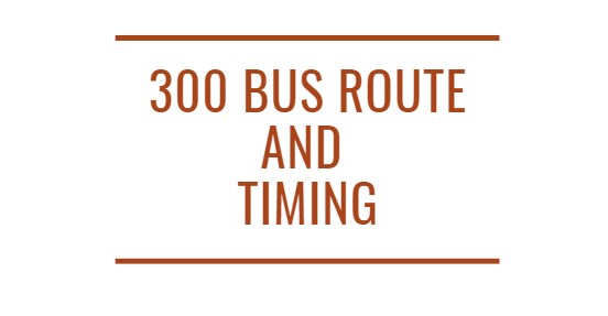 300 Bus Timing