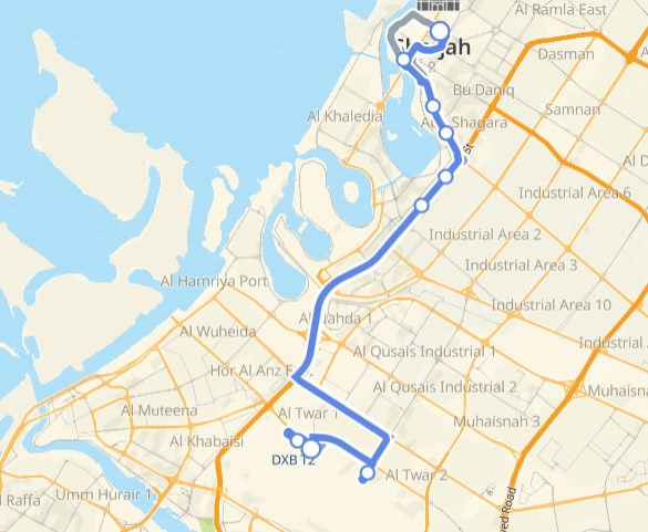 313 Bus Route UAE