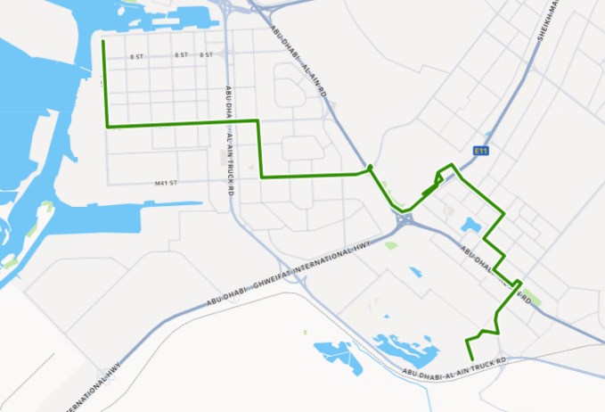 410 Bus Route