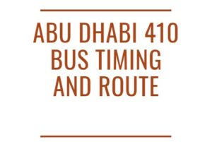 410 Bus Timing