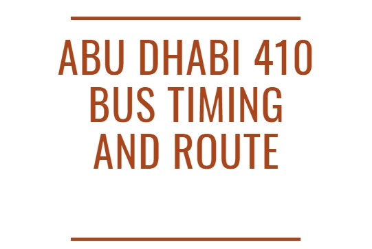 410 Bus Timing