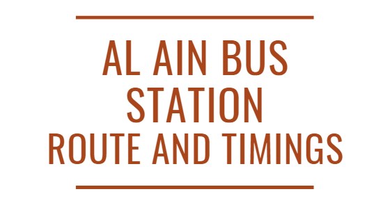 Al Ain Bus Station Timings