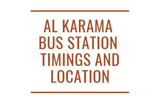 Al Karama Bus Station