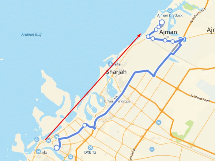 E400 Bus Route