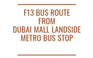 F13 Bus Route