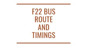 F22 Bus Timings