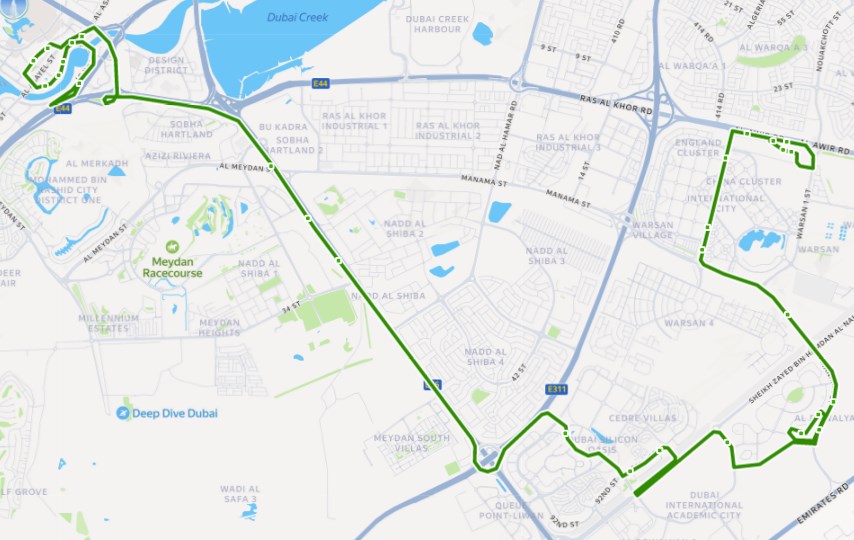 RTA 50 Bus Route