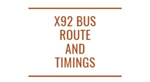 X92 Bus Timings