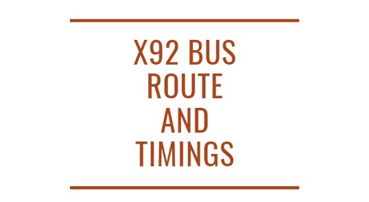 X92 Bus Timings